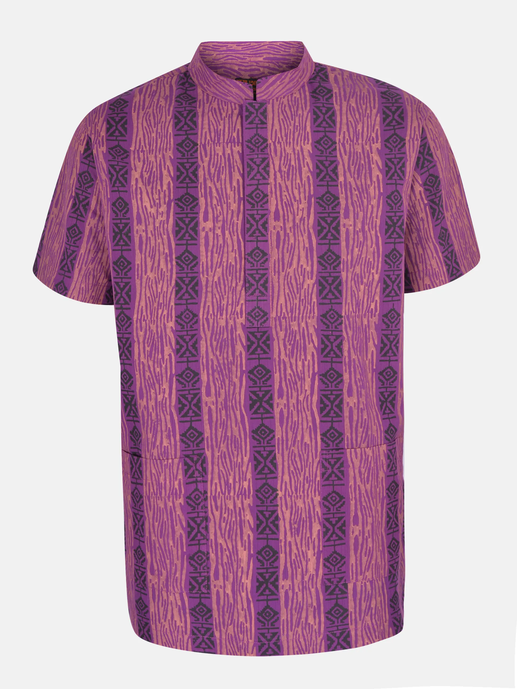 Purple Printed Cotton Fatua